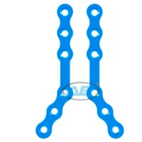 Titanium 2.0mm/2.5mm Angular L plate 
